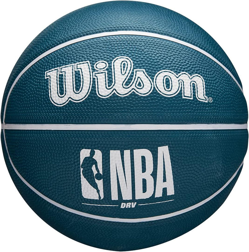 WILSON NBA DRV Serie Basketbälle für Innen- und Aussenbereich Blau Mini - 22", Blau Mini - 22"