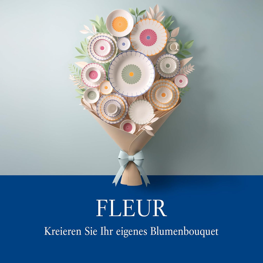 Villeroy &amp; Boch - Fleur soleil Frühstücksteller Gelb, Spülmaschinenfest, Mikrowellensicher, Dessertt
