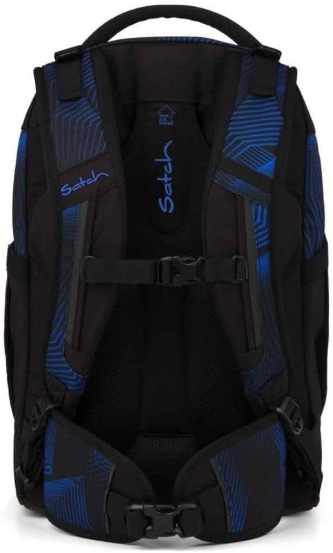 Satch Pack Schulrucksack Set 3tlg. inkl. Schlamperbox und Sportbeutel (Seismic Blue), Seismic Blue