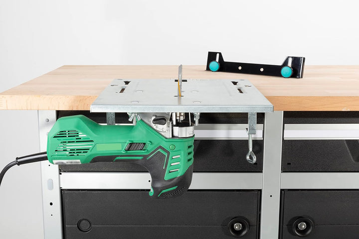 wolfcraft Stichsägetisch I 6197000 I Für genaues, stationäres Arbeiten mit der Stichsäge Basic, Basi