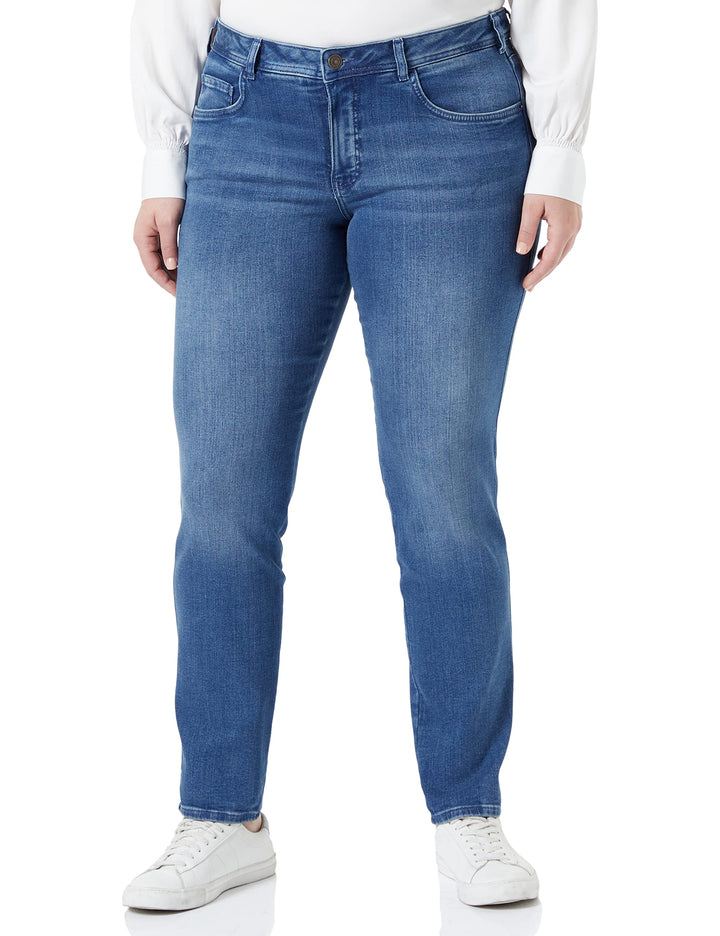 TRIANGLE Damen Jeans-Hose 44W / 30L Dunkelblau, 44W / 30L Dunkelblau