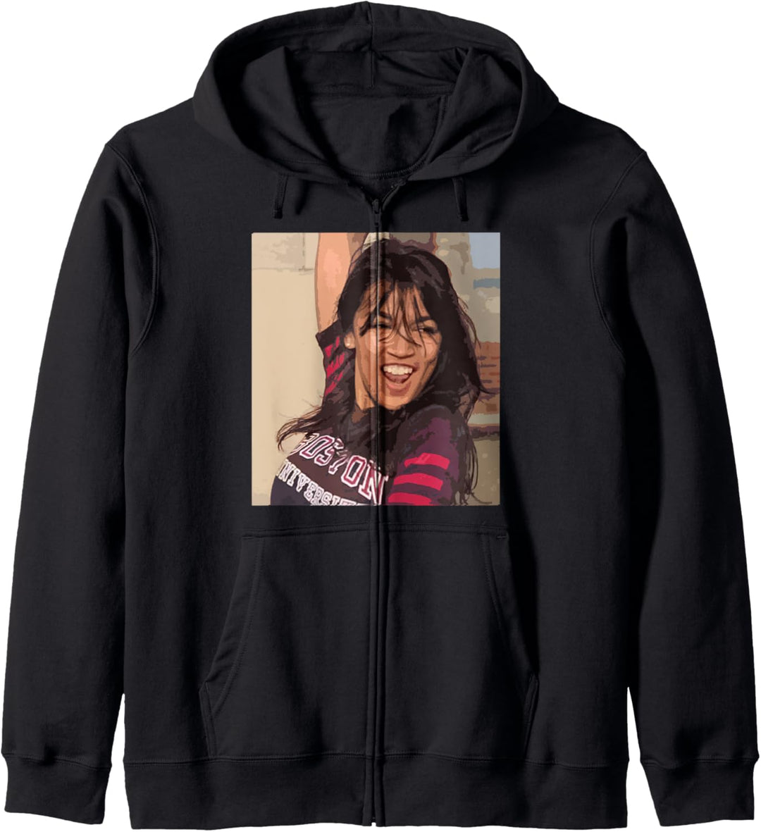Tanzen Alexandria Ocasio-Cortez AOC College Spass Meme Kapuzenjacke
