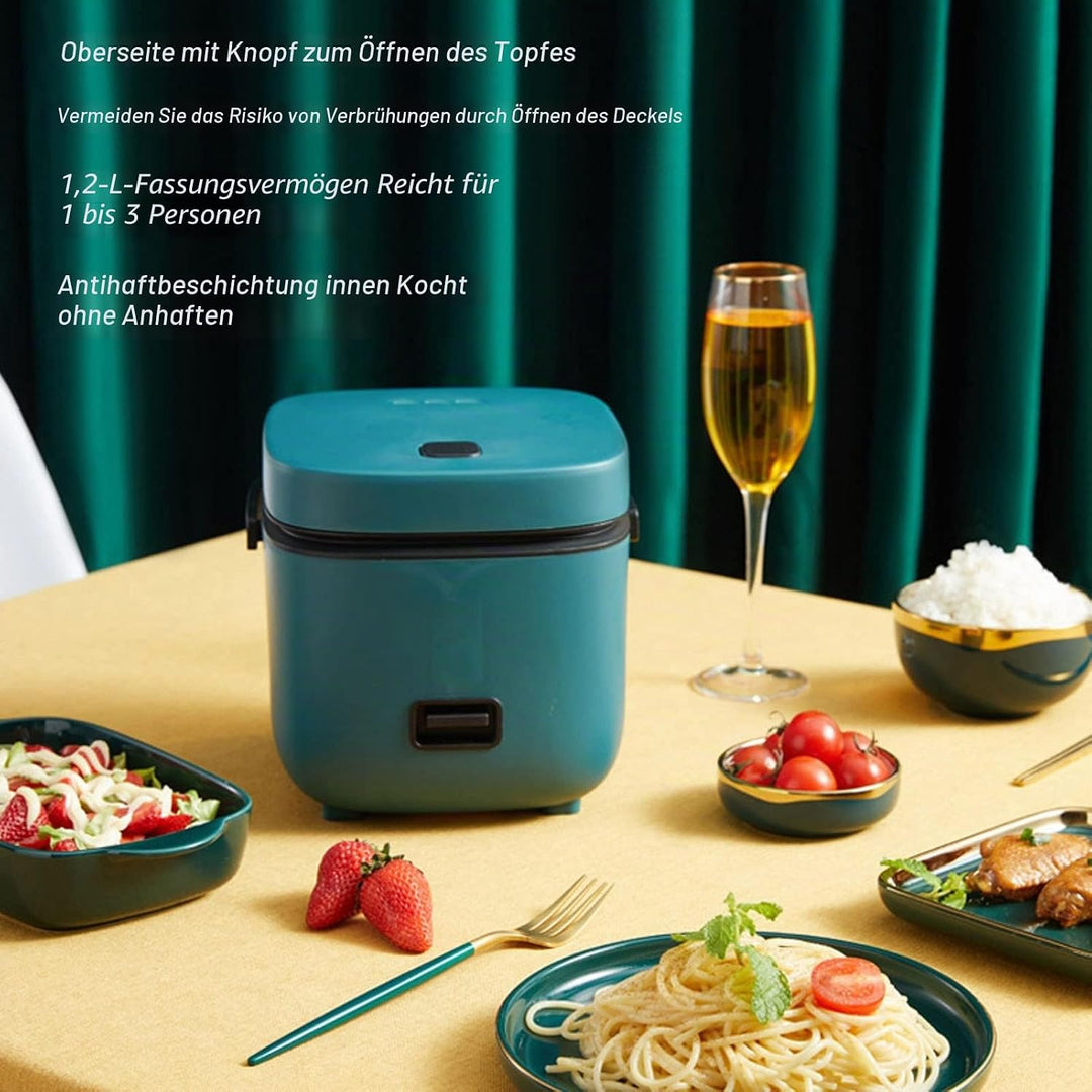 Elektrischer Reiskocher, Mini-Reiskocher mit humanisiertem Griff, Reiskocher für Kuchen