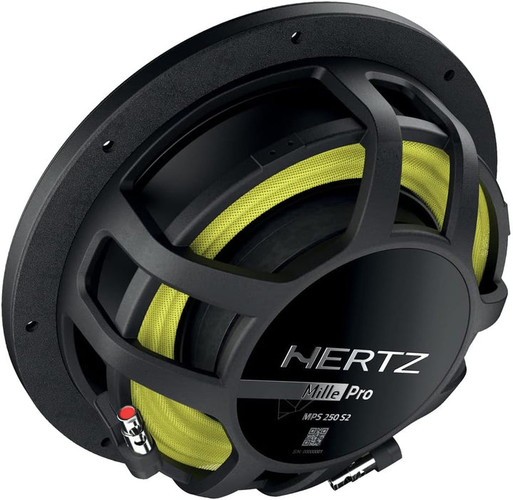 Hertz MPS 300 S2 12 Zoll / 30cm Subwoofer 500W, 1x 2Ohm, Einbautiefe: 88mm