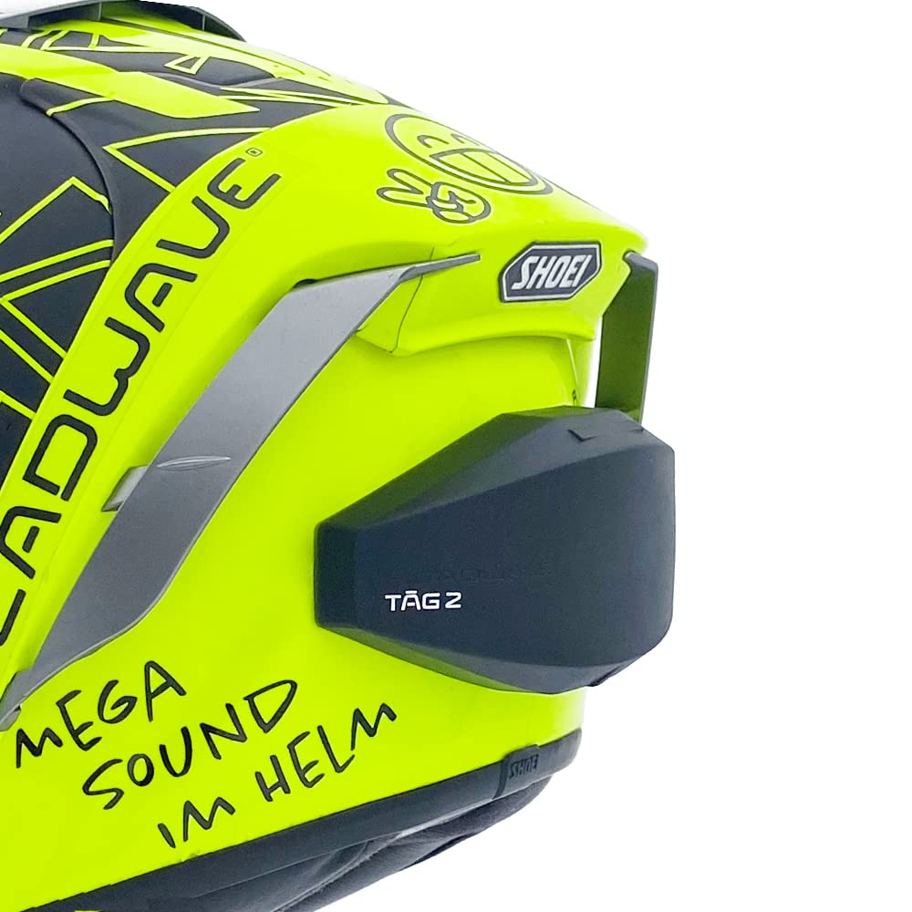 Headwave TĀG 2 - Bluetooth Lautsprecher für Motorrad-Helme, Musik und Navigations-Ansagen, Headset,