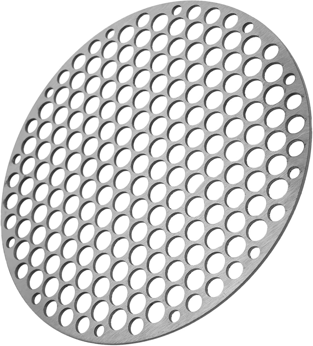 Runder Edelstahl-Grillrost, rundes Grillnetz, Drahtgeflecht, für Outdoor-Camping, Kochgeschirr, rund