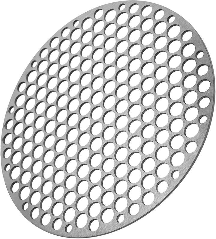 Runder Edelstahl-Grillrost, rundes Grillnetz, Drahtgeflecht, für Outdoor-Camping, Kochgeschirr, rund
