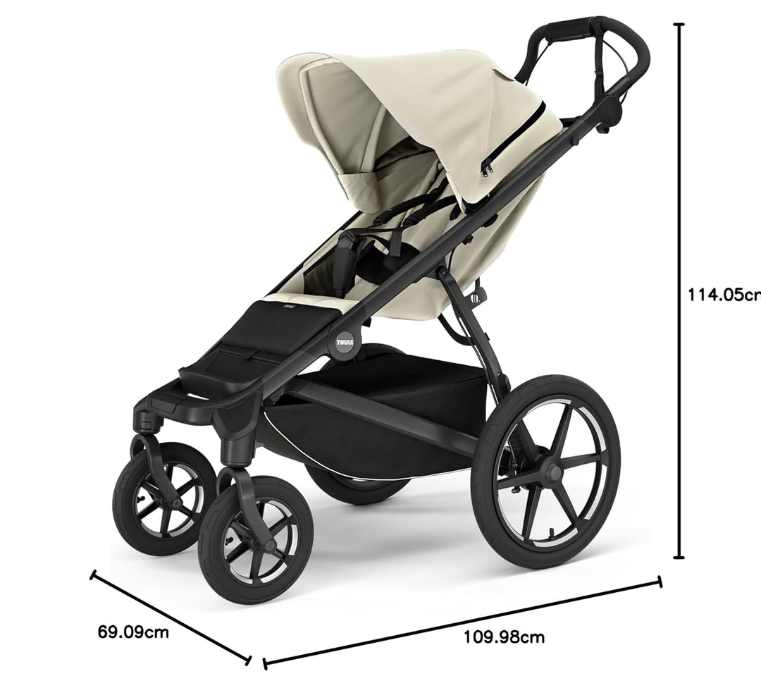 Thule Urban Glide 4-wheel Buggy Für Jedes Terrain Soft Beige on Black One-Size Soft Beige on Black E