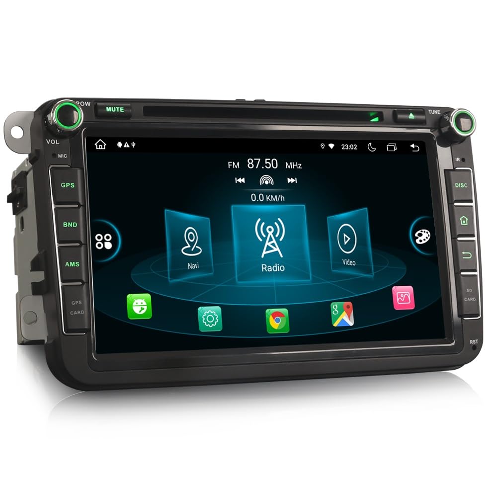 8 Zoll 8-Kern Android 14 Autoradio GPS Navi für VW Golf 5/6 Caddy Polo Passat Touran Tiguan T5 Multi