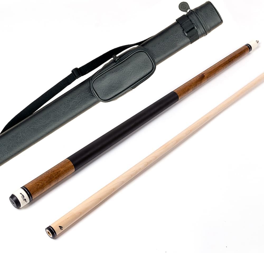 Riley Amerikanischer Billardqueue mit Kunstleder-Griffabschnitt, 58 (147 cm), 13 mm Spitze Mittlere