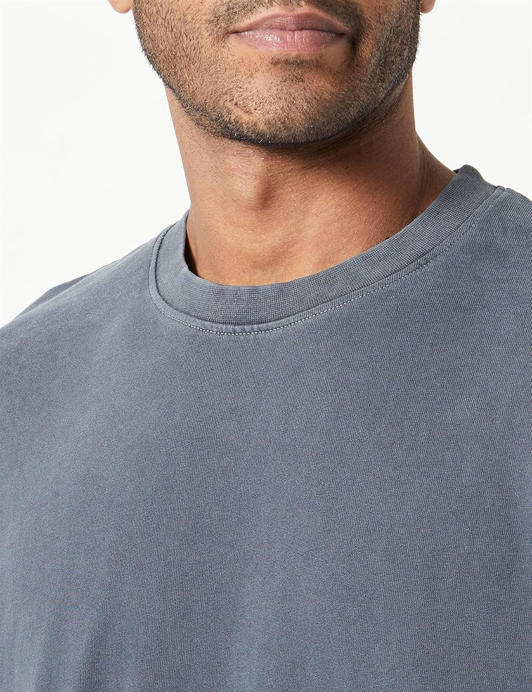 Marc O'Polo Herren Langarmshirt aus Bio-Baumwolle mit Rundhalsausschnitt XL Grau, XL Grau