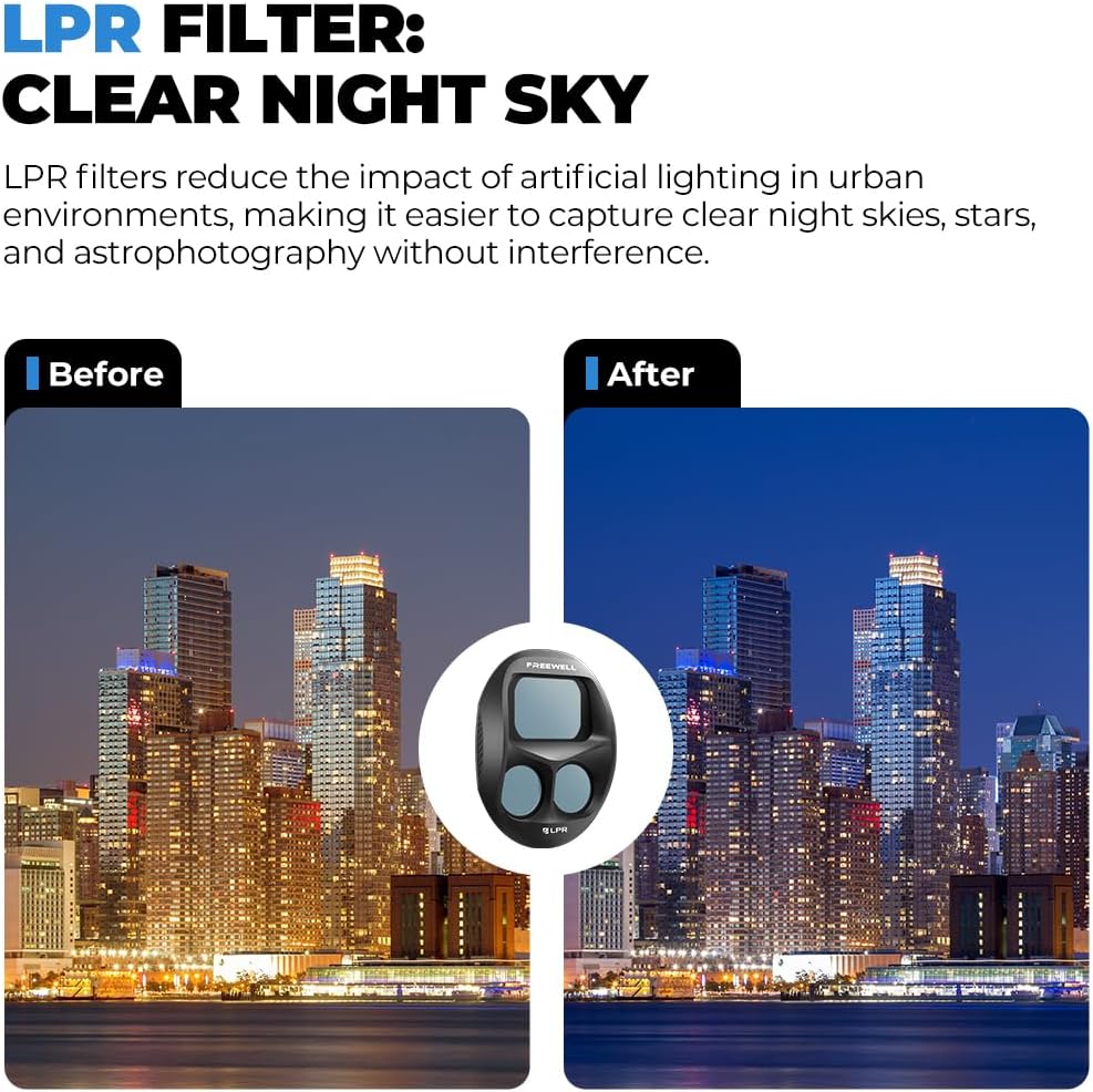 Freewell Filter zur Reduzierung von Lichtverschmutzung für DJI Mavic 4 Pro, verbessert Farbe, reduzi