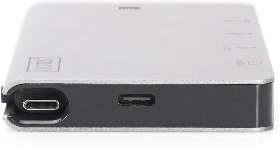 DIGITUS USB-C Travel Docking Station – 6 Ports – 1x HDMI (4K@30Hz) – 2x USB 3.0 / USB 2.0, 1x USB Ty