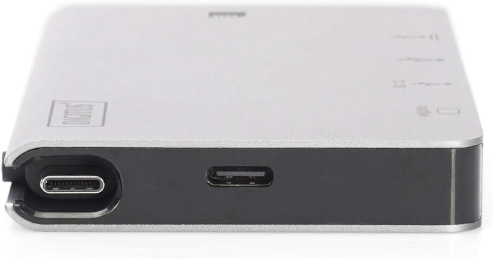 DIGITUS USB-C Travel Docking Station – 6 Ports – 1x HDMI (4K@30Hz) – 2x USB 3.0 / USB 2.0, 1x USB Ty