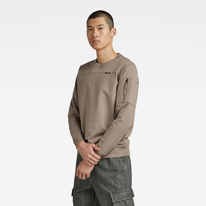 G-Star Herren Sleeve Pocket Tweeter T-Shirts XXL Braun (Turf D23514-d136-273), XXL Braun (Turf D2351
