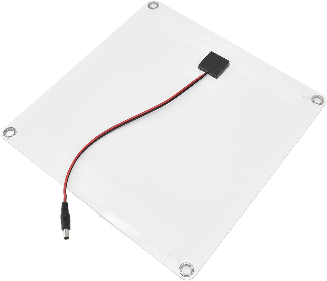 Fockety Solarbetriebenes Lüfter-Kit, 100 W, 12 V, 10 Zoll, Wasserdicht, Kühlender, Runder Solarpanel