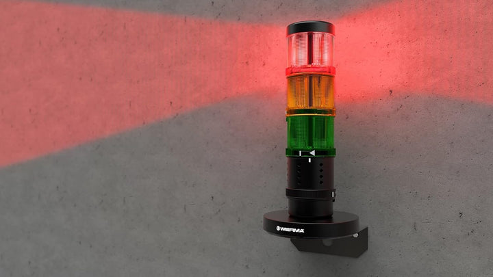 Werma Signaltechnik SignalSet CO2-Anzeige 649.000.10 Rot, Gelb, Gruen 1 Set