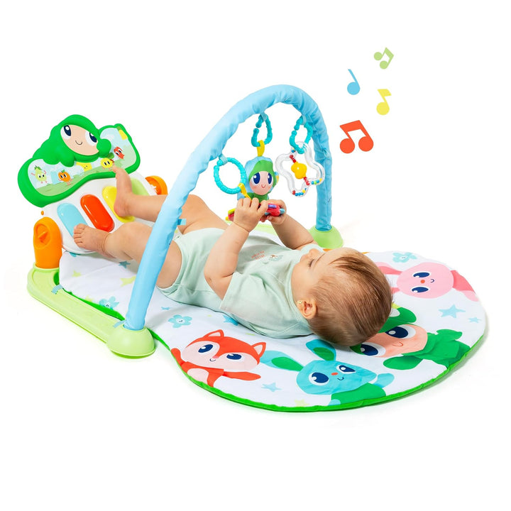 MOLTO – Gusy Luz Baby-Spielmatte "Activity Piano“ mit Lichtern, Geräuschen und 20 Melodien, Spieltep
