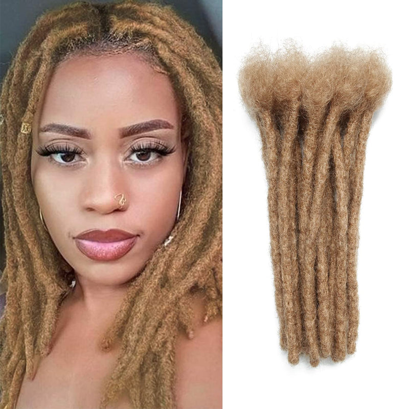 Permanent Echthaar Dreadlock Extensions 20 Stränge Handgemachte Crochet Real Hair Loc Extensions (8