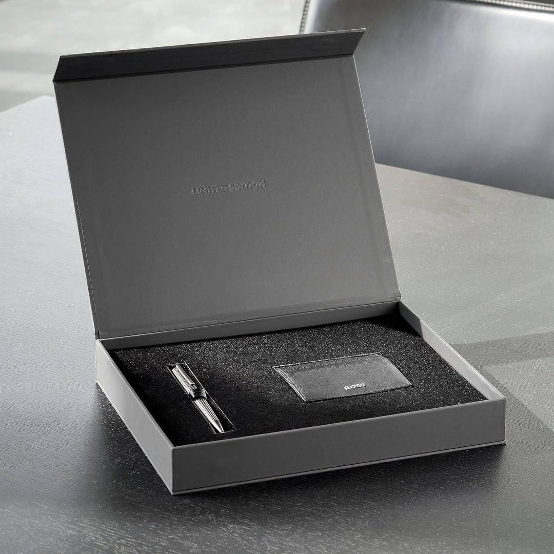 Hugo Boss Kugelschreiber Nitor Gun aus Messing hergestellt, Farbe: Schwarz, Abmessungen: 13.4 x 142.