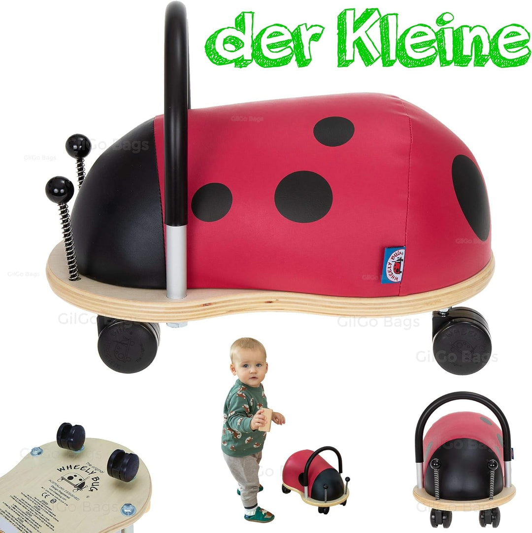 Wheelybug Rutscher 2 Teile Set Kinder Rutschauto Rutschtier Tier Jungen Mädchen Wheely Bug gross ode