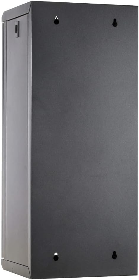 15 HE - 10 Zoll Serverschrank - mit Glastür - (BxTxH) 312x310x752mm - Schwarz - für Zuhause und im B