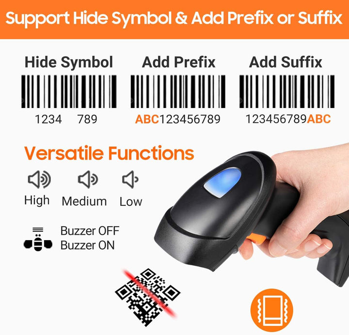 Tera Pro Extreme Leistung 1MP-Kamera Barcodescanner QR 2D 1D Bluetooth Barcode Scanner Wireless 2,4G