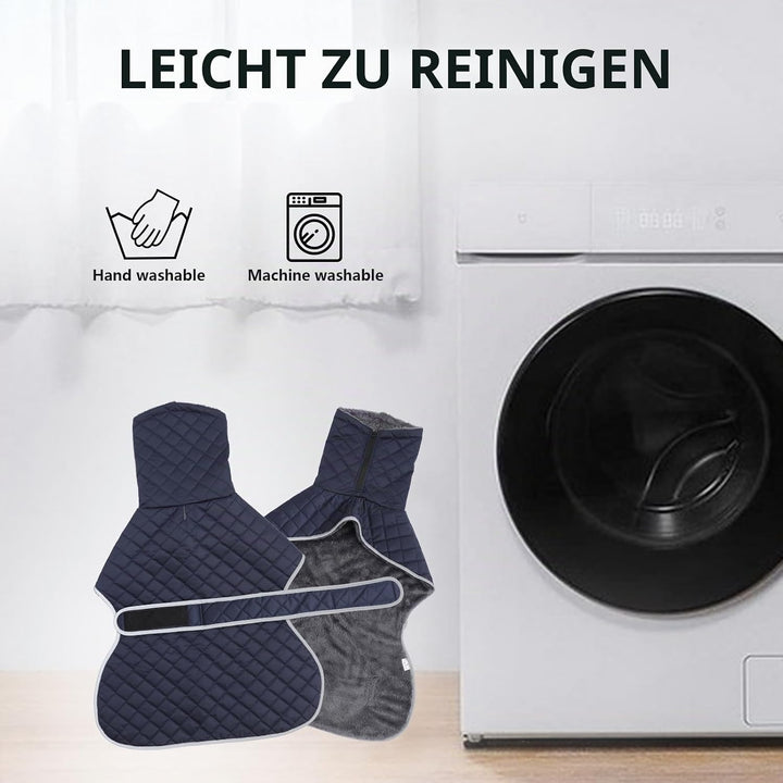 Winter Hundemantel fur Windhunde,Warm Hundejacke mit Fleecefutter,wasserdicht,Winddicht,Verstellbare