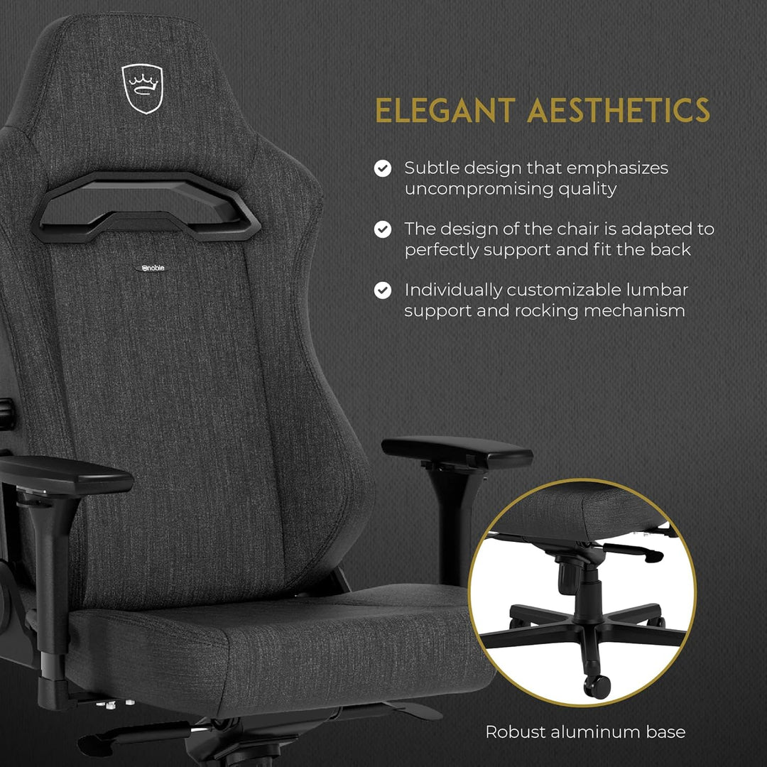 noblechairs Hero TX Gaming Stuhl - Bürostuhl Ergonomisch - Schreibtischstuhl - Gaming Chair PC - Gam