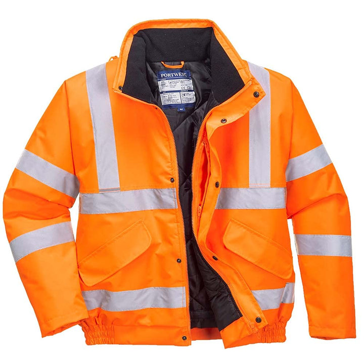 Portwest RT32 Warnschutz-Bomberjacke - RT32ORR4XL, Arancione, 4XL