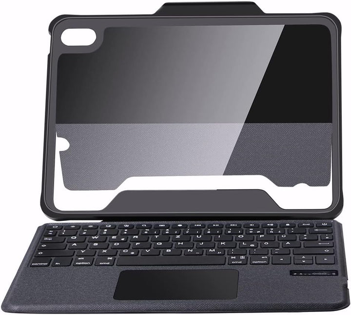 DEQSTER Rugged Touch Keyboard Folio für iPad 10.9" (10. Generation) - Tastatur Hülle - Bluetooth - T