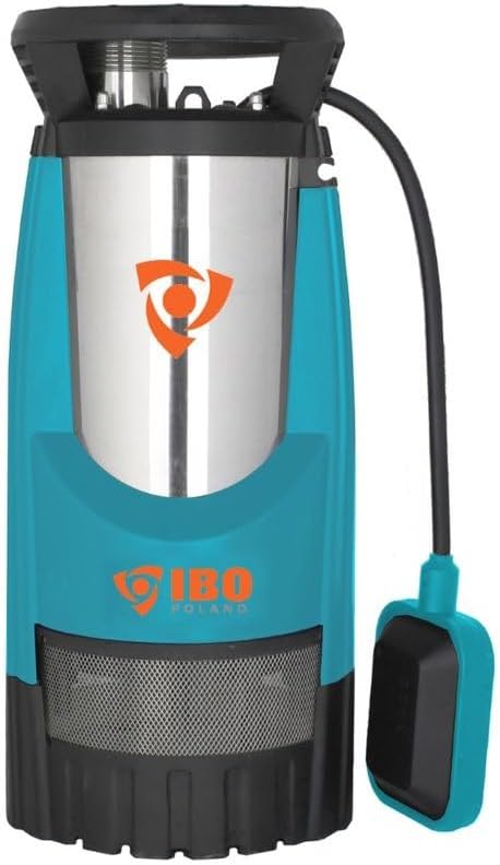 IBO Tauchpumpe Multi IP 1200W INOX 6300l/h Wasserpumpe Edelshtahl Bewässerung