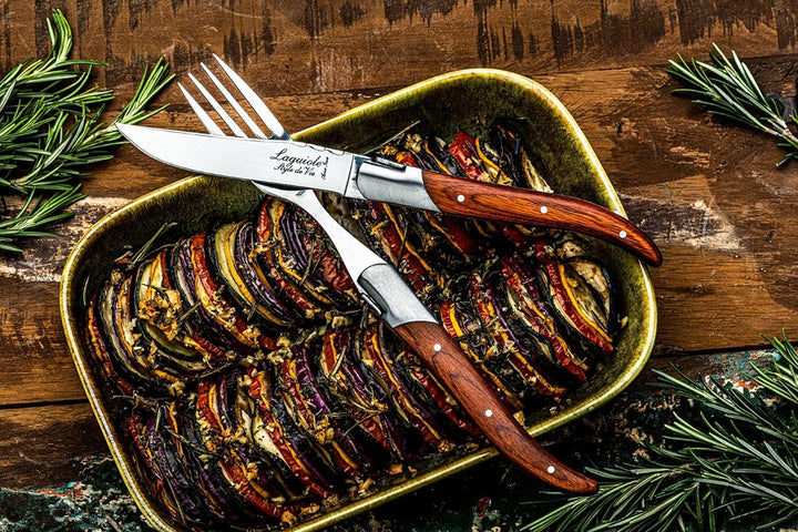 Laguiole Style de Vie Steakmesser Luxury Line, 6-teilig, Rosenholz