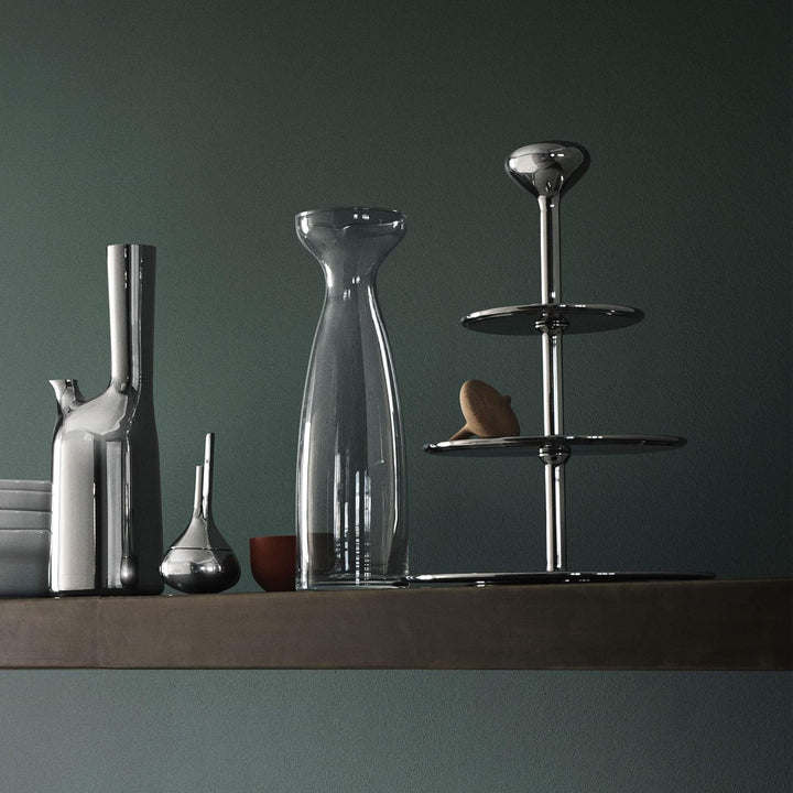 Georg Jensen GJ 170612 Etagere, Edelstahl, stainless steel, 26,4 x 26,4 x 35,2 cm