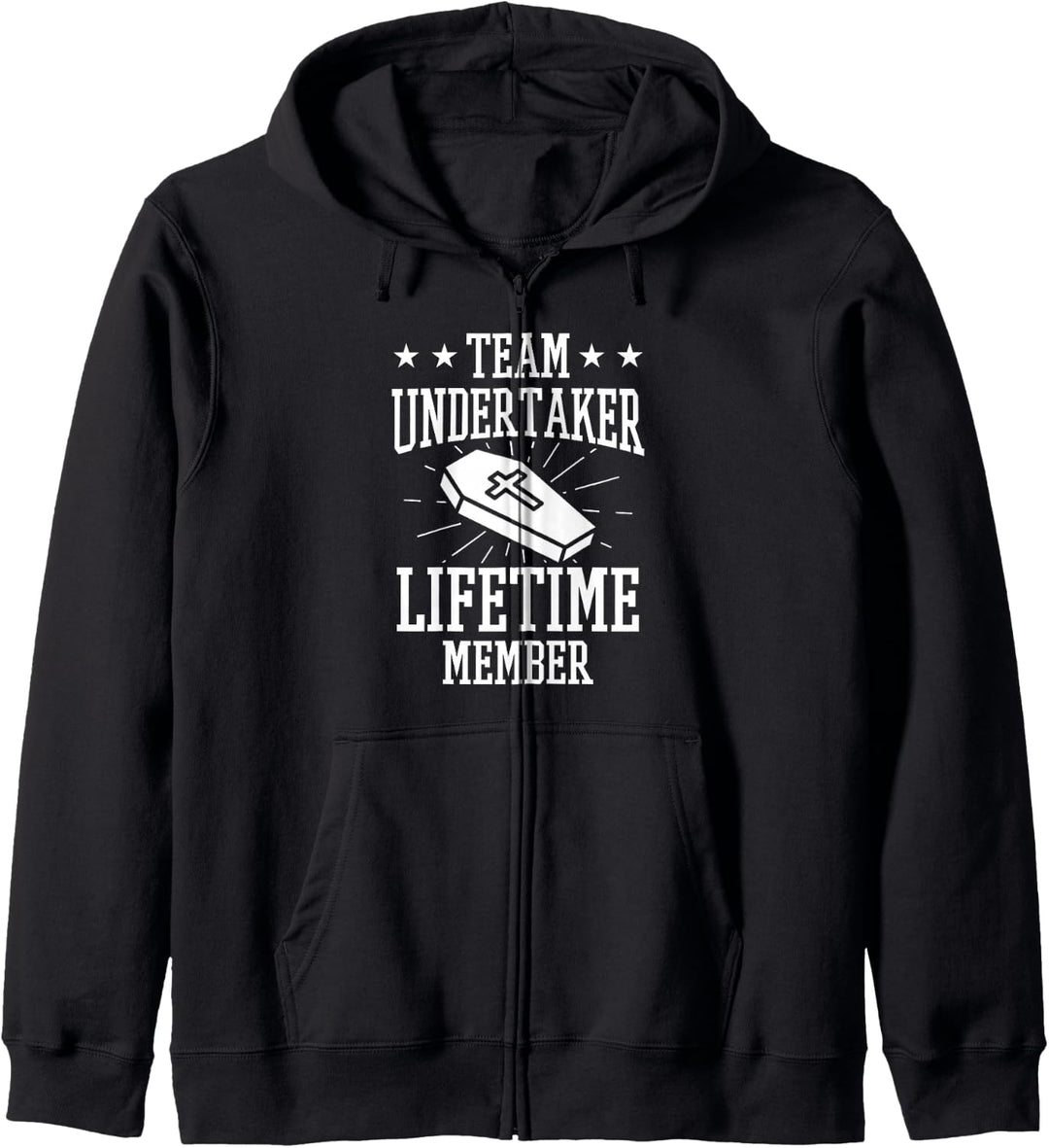 Team Undertaker Lifetime Member Mortician Beerdigungsdirektor Kapuzenjacke