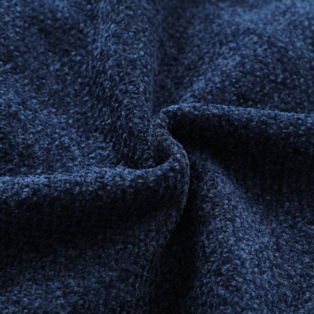Allthemen Herren Strickjacke mit Kapuze Lang Gefüttert Cardigan Grobstrick Kapuzenjacke Kapuzenpullo