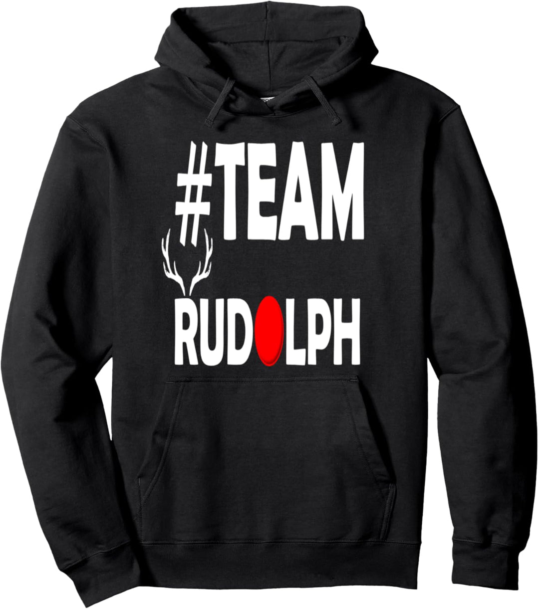 Team Rudolph-Cool Weihnachten Rentier Kostüm Pullover Pullover Hoodie