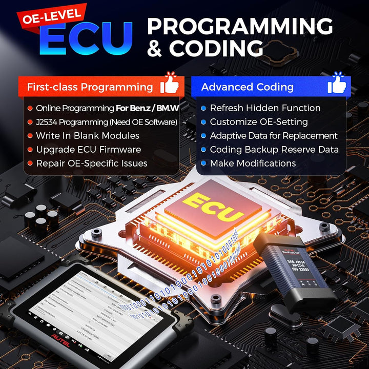 Autel MaxiSYS Elite II PRO OBD2 Diagnosegerät: 2 Jahre Update[€2590] KFZ Diagnosegerät Auto, J2534 P