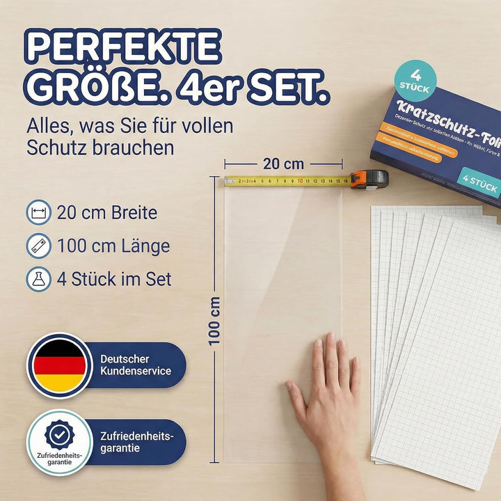 HomePetWorld Kratzschutzfolie Katze, Selbstklebende transparente Anti Kratz Folie als Kratzschutz od