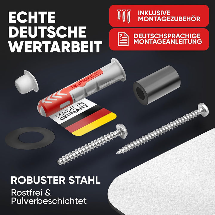 Adlerfokus Wandhalterung für Einhell Akkus & Ladegeräte [MADE IN GERMANY] Einhell Akkuhalter Wandhal