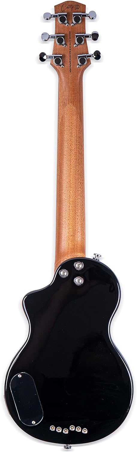 Carry-on by Blackstar Mini Jet Black E-Gitarre - Perfekt für Kinder und Erwachsene, Anfänger und Rei