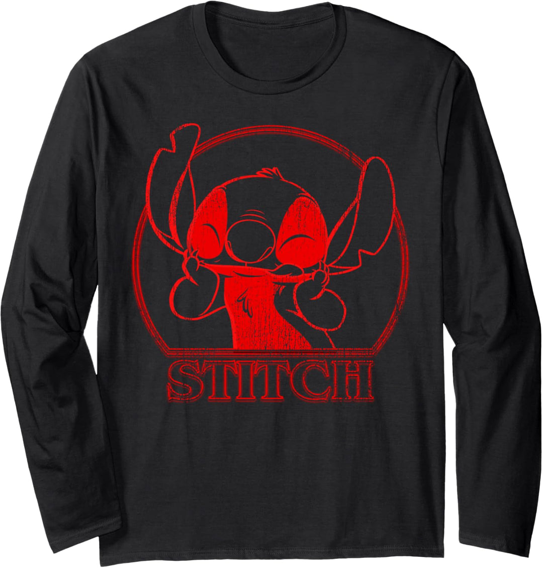 Disney Lilo & Stitch Stranger Stitch Langarmshirt