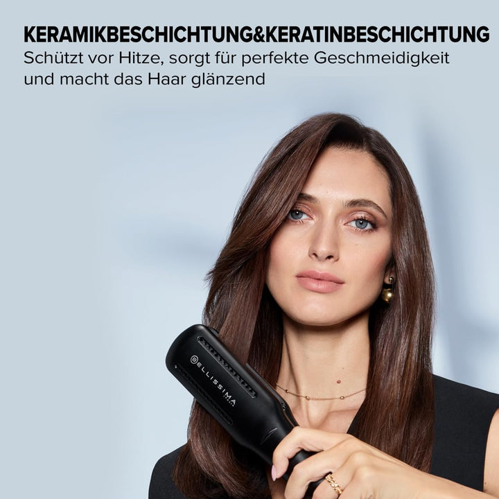 Bellissima AirSleek 2-in-1 Glätteisen, trocknet und schafft eine natürliche Glätte mit der Luft, ges