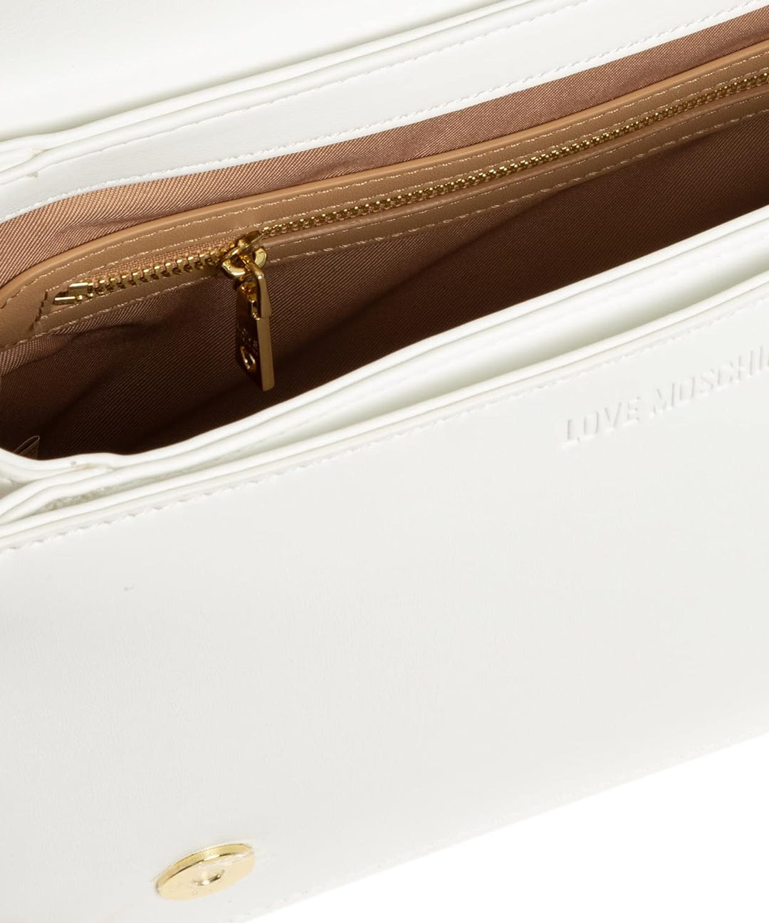 Love Moschino damen Umhangetasche off white