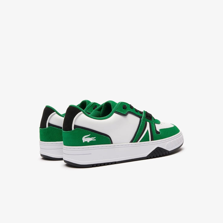 Lacoste Herren Low-Top Sneaker L001 123 7 SMA, Männer Halbschuhe 42 EU Wht Grn, 42 EU Wht Grn
