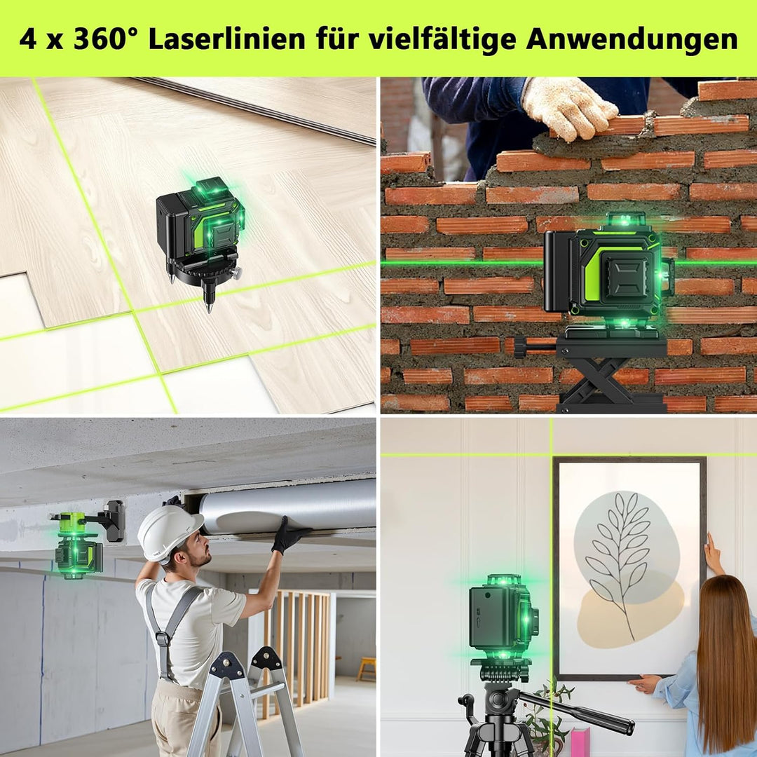 Kreuzlinienlaser 16 Linien Nivellierlaser mit Stativ OC3, OC3