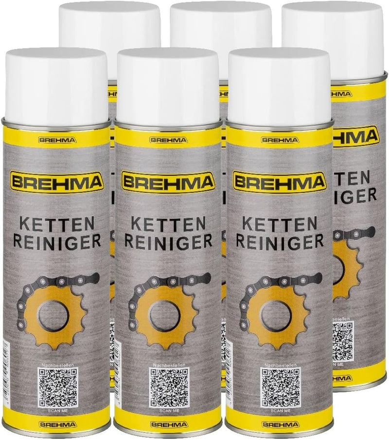 6x BREHMA Kettenreiniger 500ml Auto KFZ Spray Kettenpflege