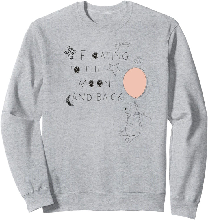 Disney Winnie the Pooh Moon Balloon Sketch Sweatshirt