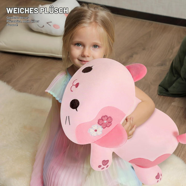 shownicer Plüschtier Katze Kuscheltier Stofftier Kawaii Katze Plüsch Kissen Spielzeug Kätzchen Plüsc
