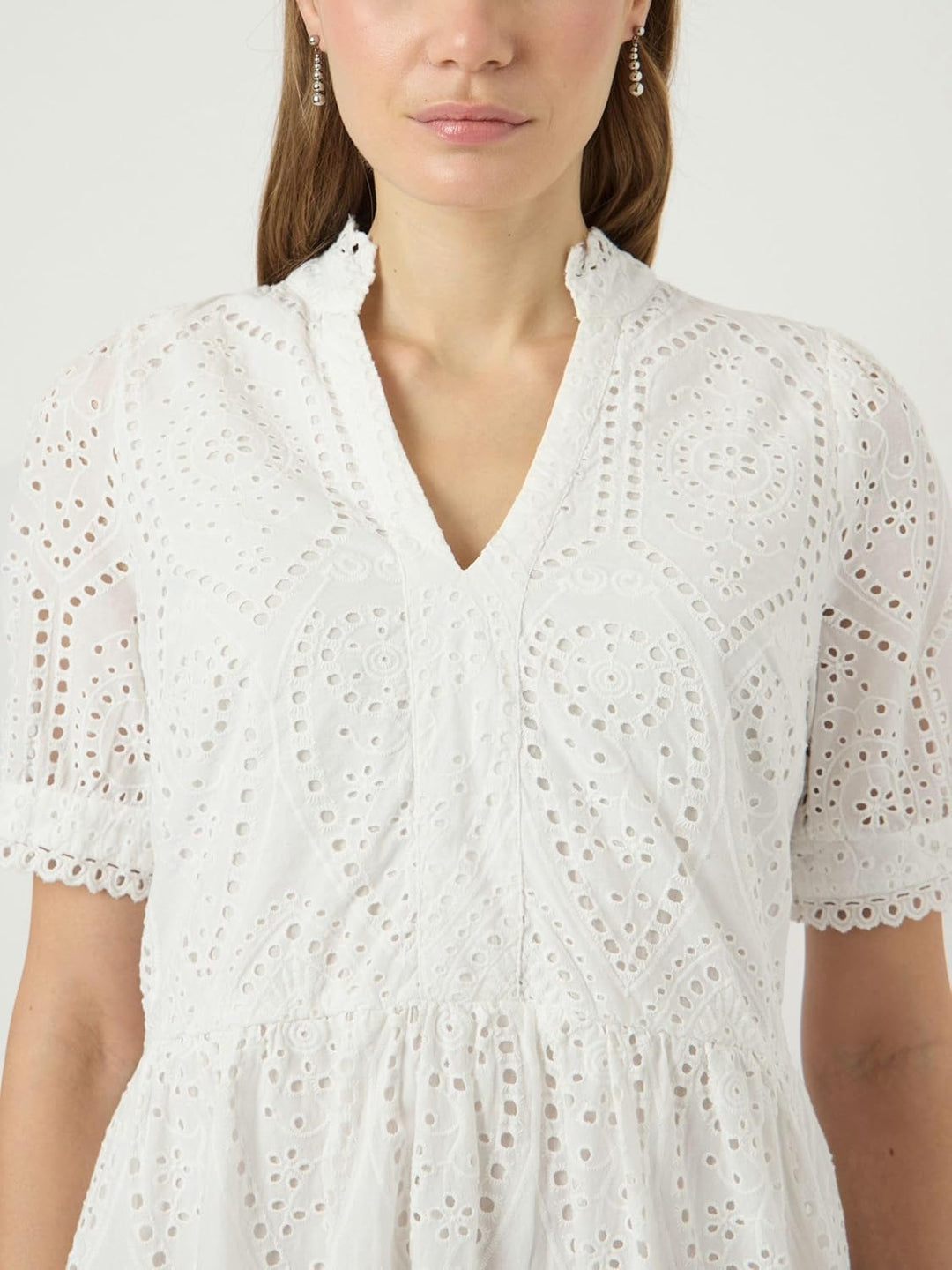 YAS Female Minikleid YASHOLI XS Star White, XS Star White